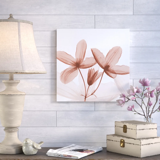 Journey Clematis - Wrapped Canvas Graphic Art Print