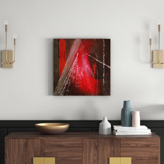 Enigma Abstract 1381 Graphic Art Print on Canvas