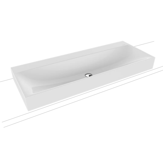 Black Metal Rectangular Countertop Basin Bathroom Sink with Overflow