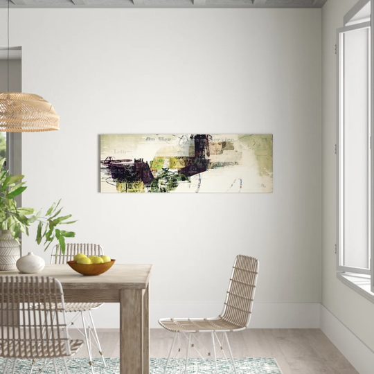 Enigma Panorama Abstract 395 Graphic Art Print on Canvas