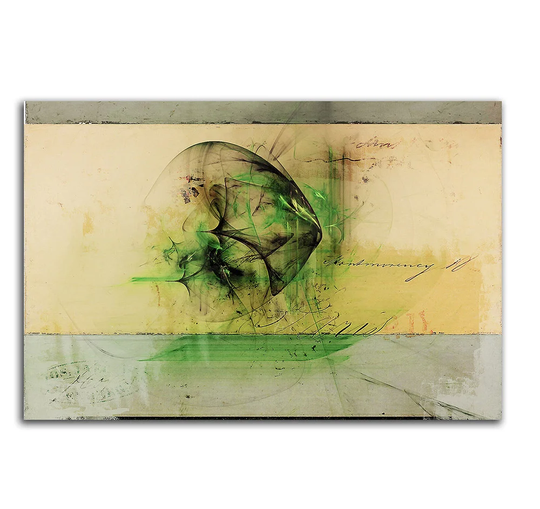 Enigma 065 Abstract Graphic Art Print on Canvas