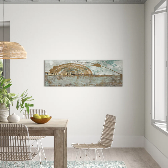 Enigma Panorama Abstract 656 Graphic Art Print on Canvas
