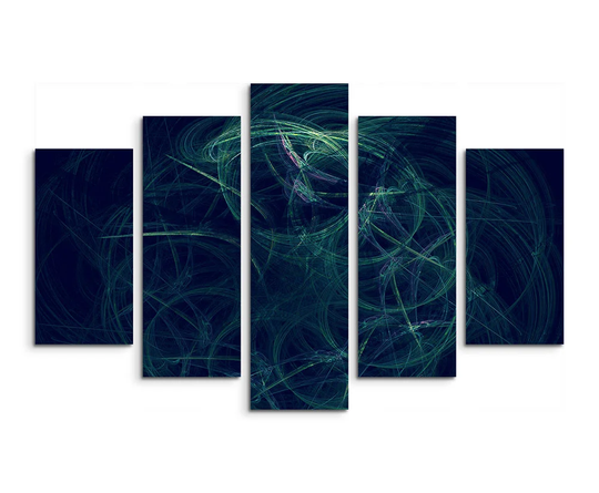 Enigma Sculpture Abstract 1234 Graphic Art Print Multi-Piece Image on Canvas