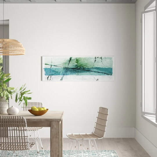 Abstract 1274 - Wrapped Canvas Panoramic Graphic Art Print on Canvas