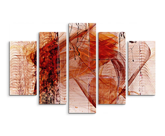 Enigma Abstract 1415 Graphic Art Print Multi-Piece Image on Canvas