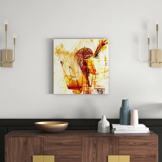 Enigma Abstract 247 Graphic Art Print on Canvas