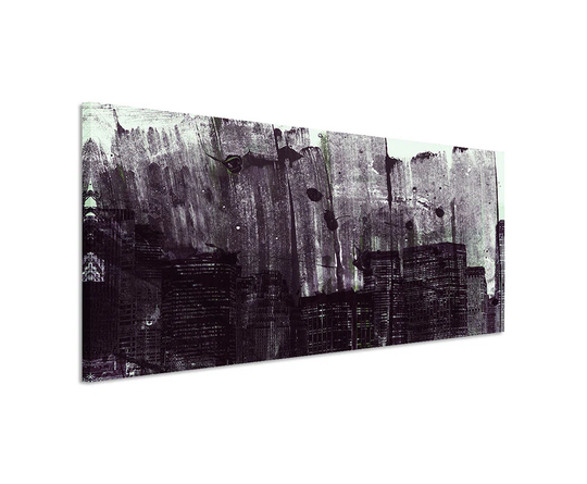 Enigma Panorama Abstract 886 Graphic Art Print on Canvas