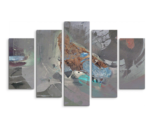 Enigma Abstract 836 Graphic Art Print Multi-Piece Image on Canvas