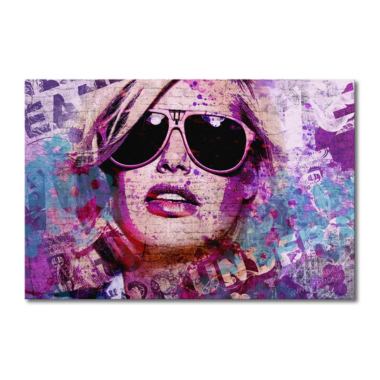 Sunglasses Graphic Art on Canvas