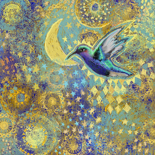 Hummingbird 2 by Rick Novak - Wrapped Canvas Graphic Art Print