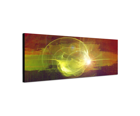 Enigma Panorama Abstract 027 Graphic Art Print on Canvas