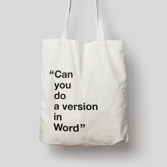 Can You Do A Version in Word? Bag