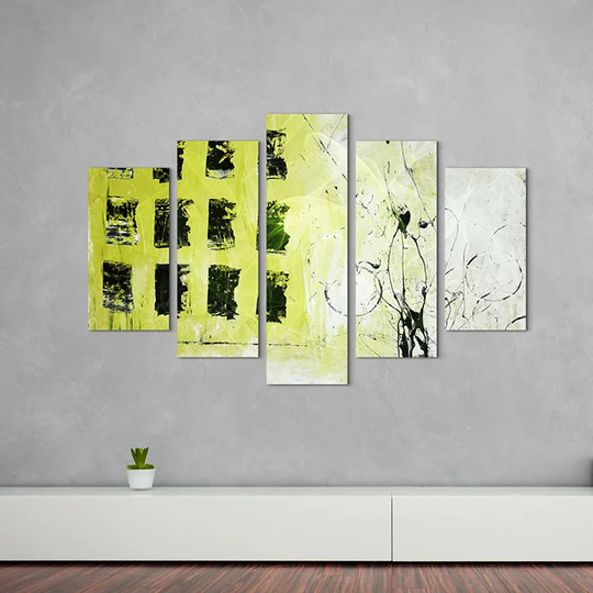 Enigma Abstract 1461 Graphic Art Print Multi-Piece Image on Canvas