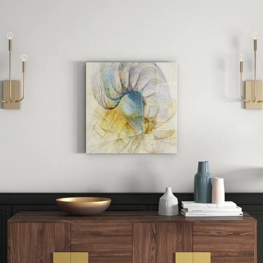 Enigma 1226 Abstract Graphic Art Print on Canvas