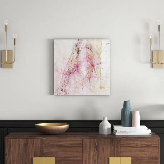 Enigma Abstract 1176 Graphic Art Print on Canvas
