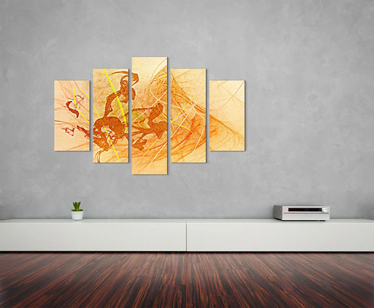 Enigma Scultpure Abstract 1270 Graphic Art Print Multi-Piece Image on Canvas