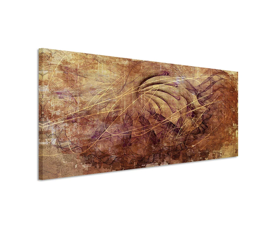 Enigma Panorama Abstract 1133 Graphic Art Print on Canvas