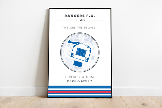 Rangers F.c. Stadium Map