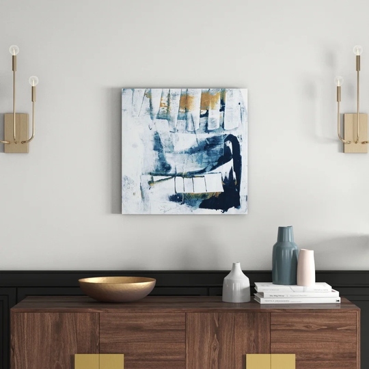Enigma Abstract 943 Graphic Art Print on Canvas
