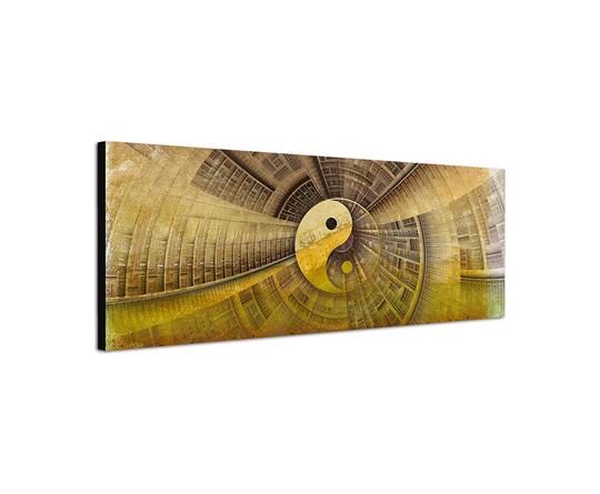 Enigma Panorama Abstract 430 Graphic Art Print on Canvas