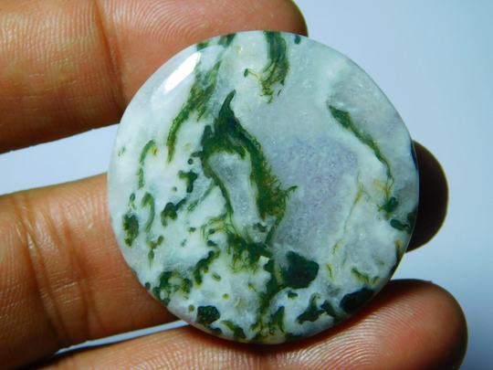 Natural Tree Agate Gemstone, Top Quality Cabochons, Tree Semi Precious, Tree Loose Stone 59Cts.(38x38mm