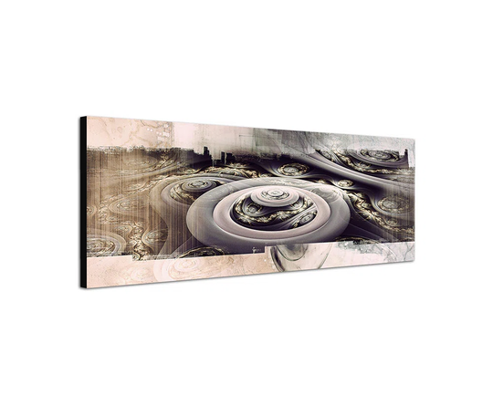 Enigma Panorama Abstract 416 Graphic Art Print on Canvas