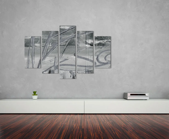 Enigma Abstract 508 Graphic Art Print Multi-Piece Image on Canvas