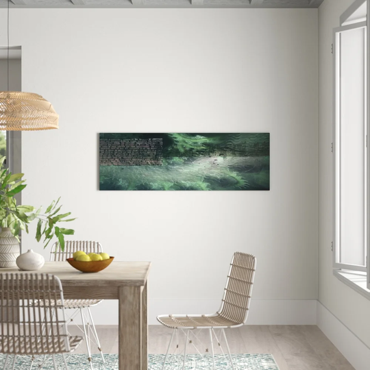 Enigma Panorama Abstract 1215 Graphic Art Print on Canvas