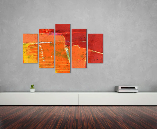 Enigma Abstract 695 Graphic Art Print Multi-Piece Image on Canvas