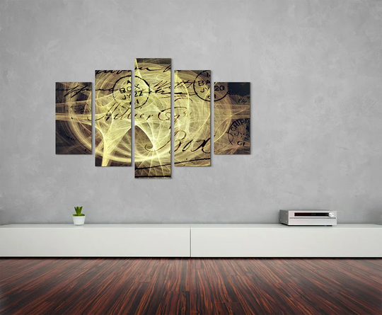 Enigma Scultpure Abstract 1275 Graphic Art Print Multi-Piece Image on Canvas