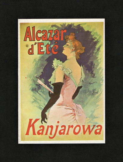 Original Jugendstil Vintage Print Tipped-In Bookplate 1972