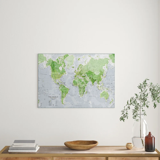 'Glow in the Dark World' Graphic Art Print