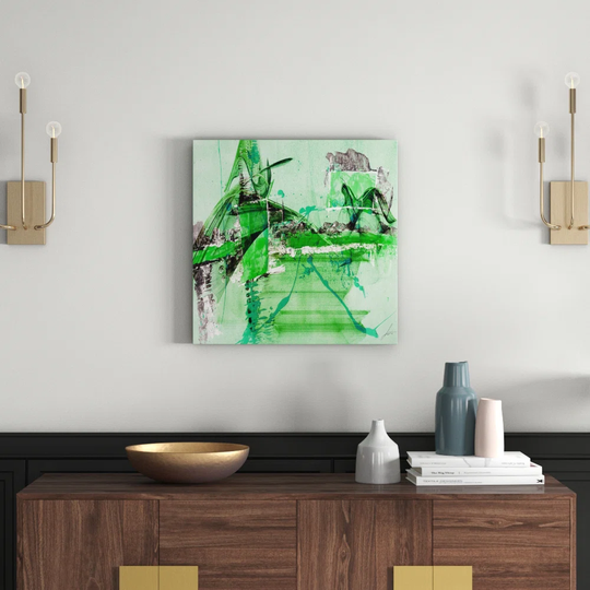 Enigma Abstract 721 Graphic Art Print on Canvas