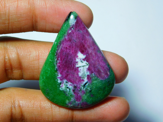 Natural Ruby Zoisite Cabcohons Top Quality Gemstone Handmade Loose Stone 70Cts.(40x31mm