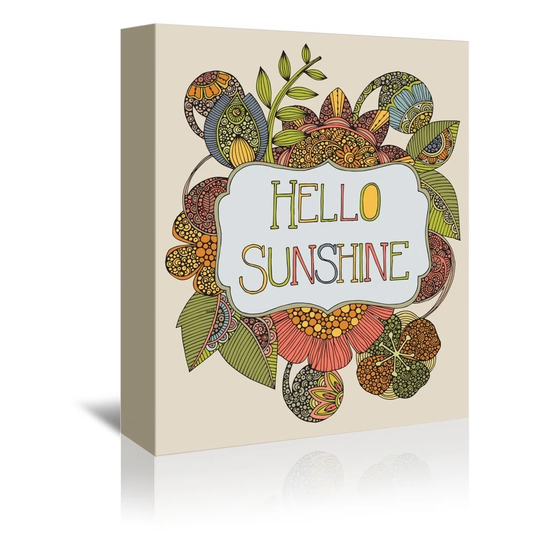 Hello Sunshine Graphic Art on Canvas