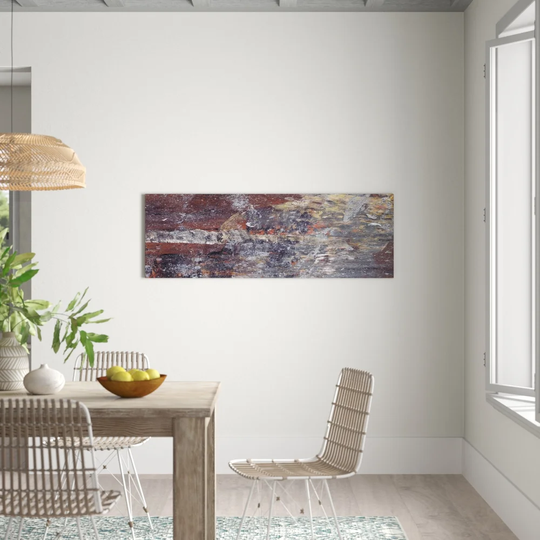 Enigma Panorama Abstract 988 Graphic Art Print on Canvas