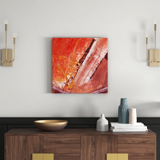 Enigma Abstract 668 Graphic Art Print on Canvas