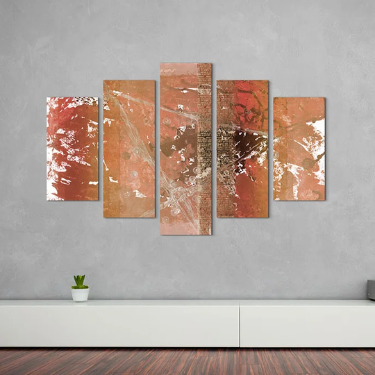 Enigma Abstract 663 Graphic Art Print Multi-Piece Image on Canvas