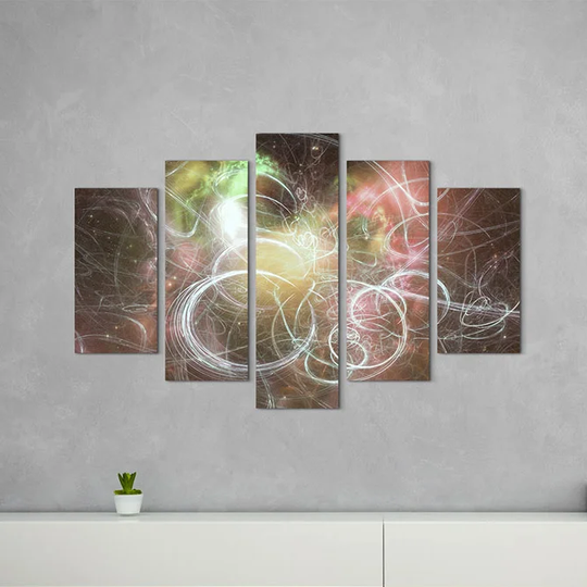 Enigma Sculpture Abstract 1067 Graphic Art Print Multi-Piece Image on Canvas