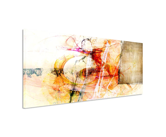Panorama Abstract 1323 Graphic Art Print on Canvas