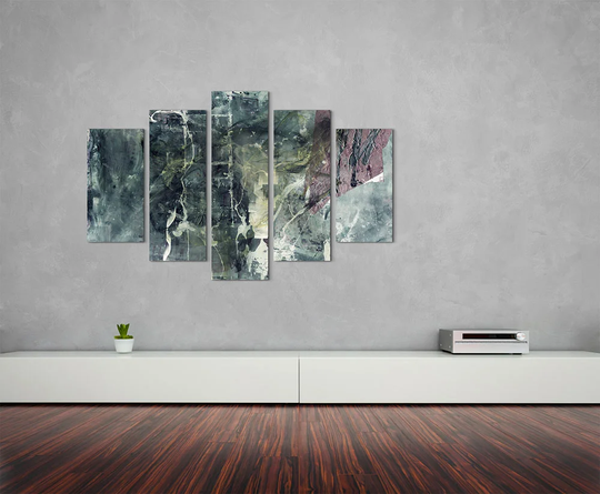 Enigma Scultpure Abstract 1339 Graphic Art Print Multi-Piece Image on Canvas