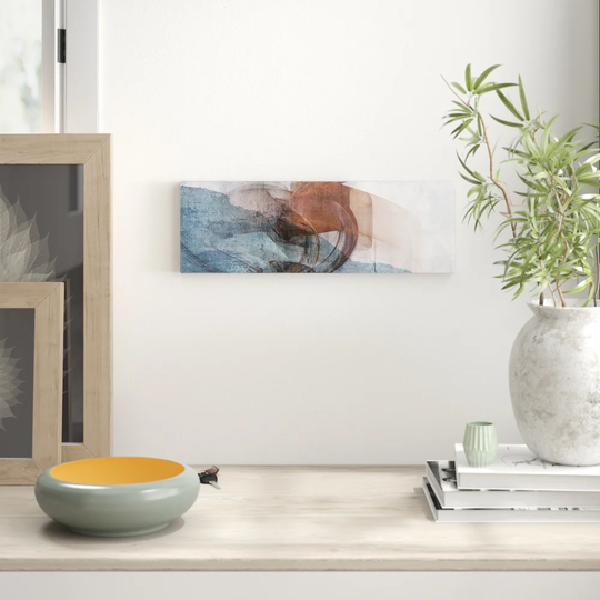 Enigma Panorama Abstract 1412 Graphic Art Print on Canvas