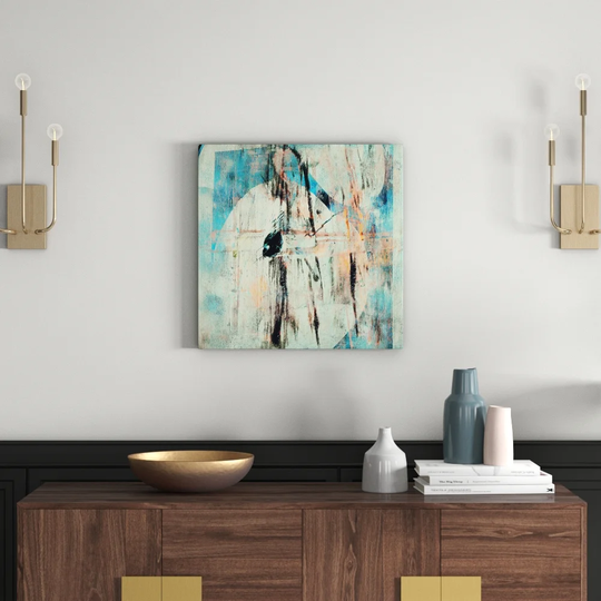 Enigma Abstract 908 Graphic Art Print on Canvas