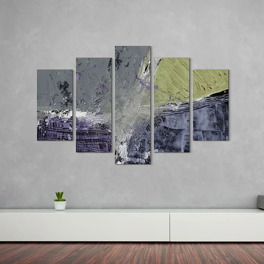 Enigma Abstract 658 Graphic Art Print Multi-Piece Image on Canvas