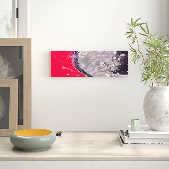 Panorama Abstract 630 Graphic Art Print on Canvas