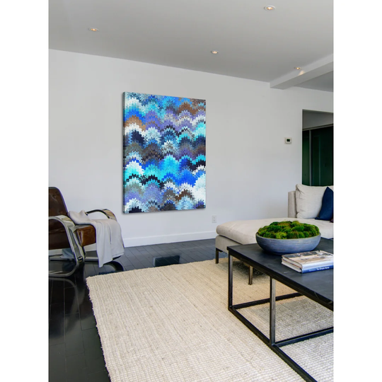 Wavy Blends II V2 by Irena Orlov - Wrapped Canvas Graphic Art Print