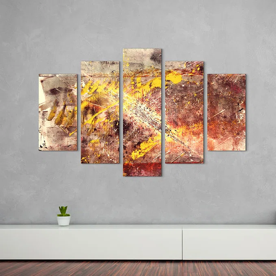 Enigma Abstract 905 Graphic Art Print Multi-Piece Image on Canvas