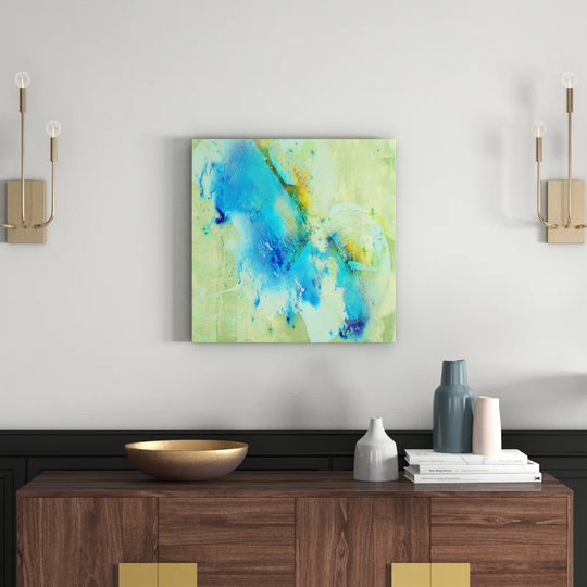 Enigma Abstract 930 Graphic Art Print on Canvas