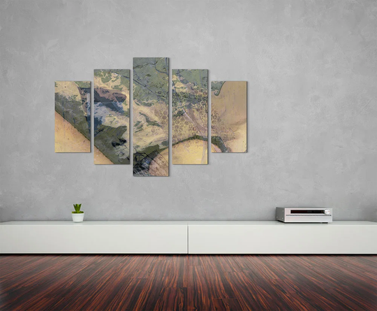 Enigma Abstract 553 Graphic Art Print Multi-Piece Image on Canvas