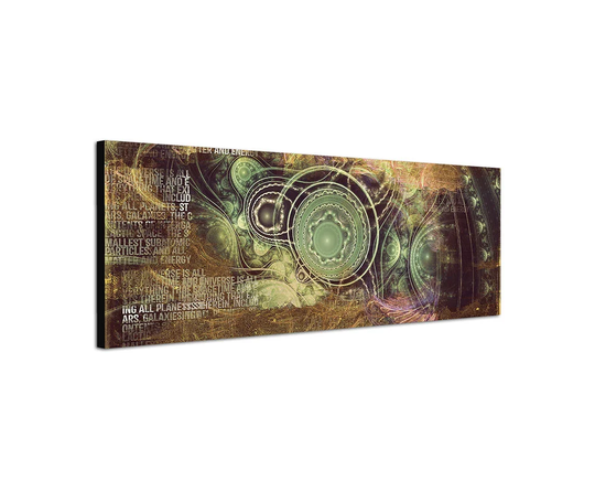 Enigma Panorama Abstract 482 Graphic Art Print on Canvas